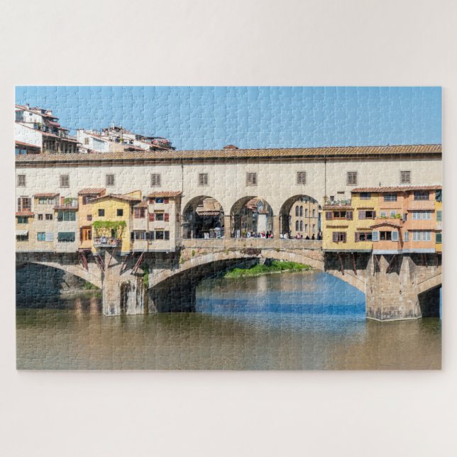 Quebra-cabeça Ponte Vecchio - Florença, Toscana, Itália (Horizontal)