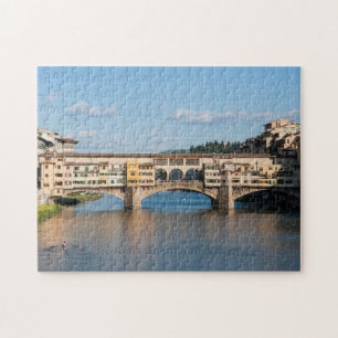 Quebra-cabeça Ponte Vecchio — Ponte velha - Florença, Itália