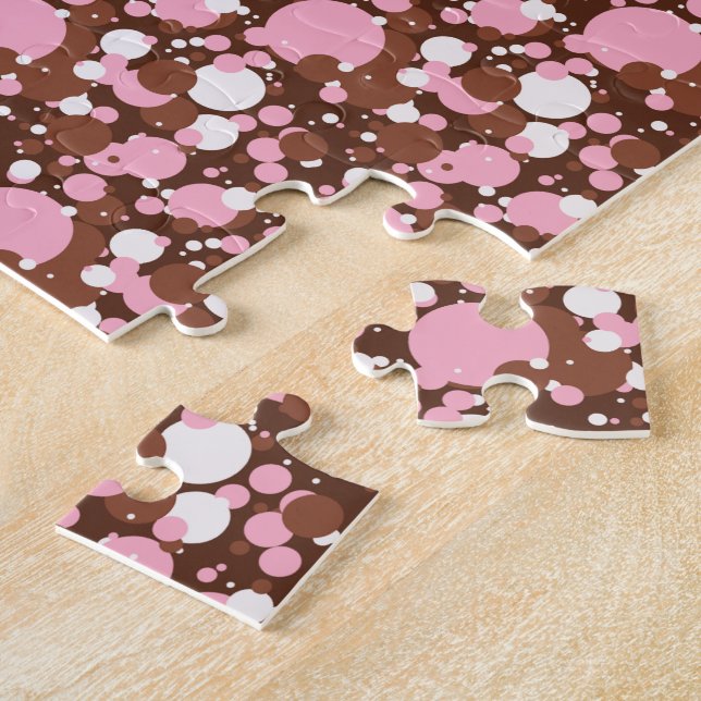 Quebra-cabeça Ponto napolitano 03-Brown Med. (Lateral)