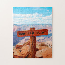 Quebra-cabeça Ponto Ooh Aah Grand Canyon. Saudações de Natal