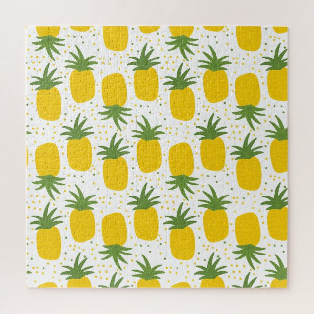 Quebra-cabeça Pontos de abacaxi: Design de Fruta de Verão (Vertical)