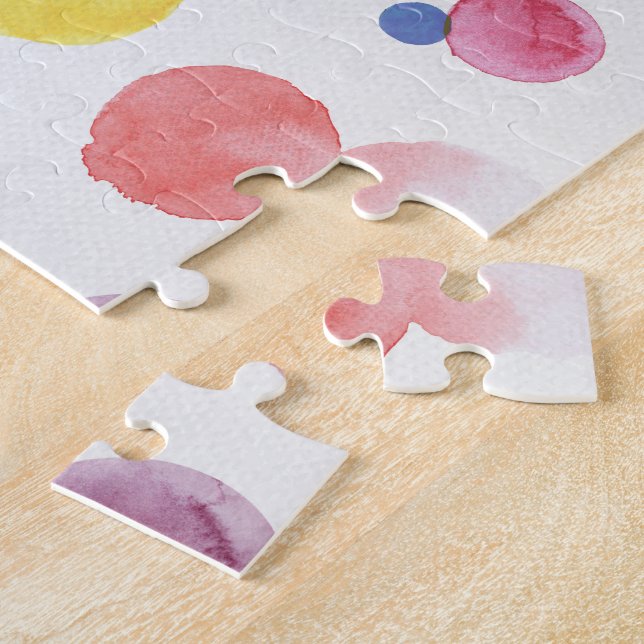 Quebra-cabeça Pontos de Aquarela 1 (Lateral)