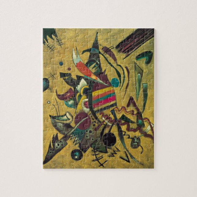 Quebra-cabeça Pontos de Wassily Kandinsky, expressionismo veneno (Vertical)