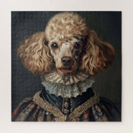 Quebra-cabeça Poodle Barroco Bonito