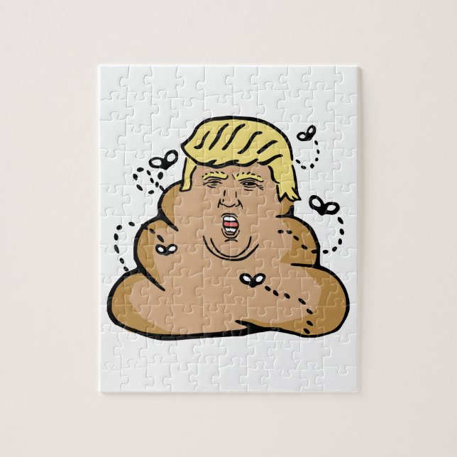 Quebra-cabeça poop donald trump (Vertical)