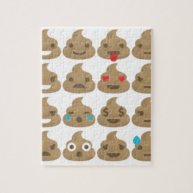 Quebra-cabeça poop emojis (Vertical)