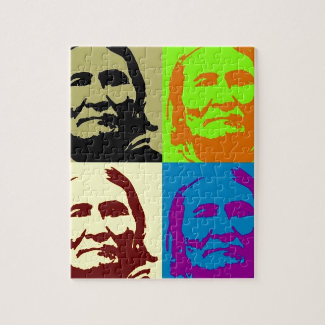 Quebra-cabeça Pop Art Freedom Fighter Geronimo (Vertical)
