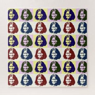 Quebra-cabeça Pop Art Geronimo, Chefe da Legenda Indiana