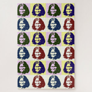 Quebra-cabeça Pop Art Geronimo Chefe da Legenda Indiana