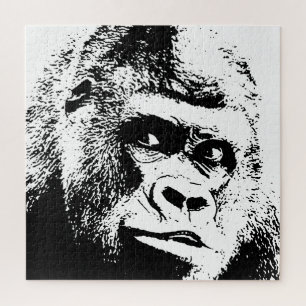 Quebra-cabeça Pop Art Gorilla Animais Selvagens