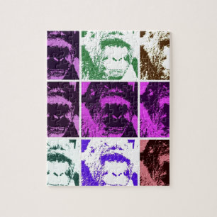 Quebra-cabeça Pop Art Gorillas