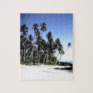 Quebra-cabeça Pop Art Hawaii Island Viagem Beach Palm Trees