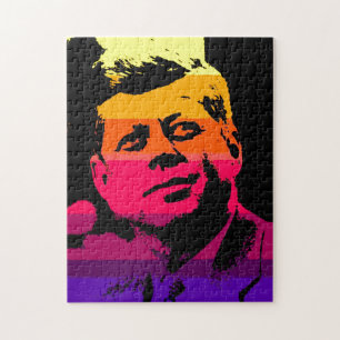 Quebra-cabeça Pop Art Jack JFK John F. Kennedy