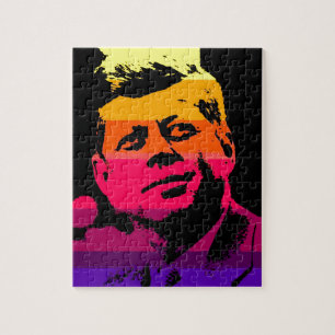 Quebra-cabeça Pop Art Jack JFK John F. Kennedy