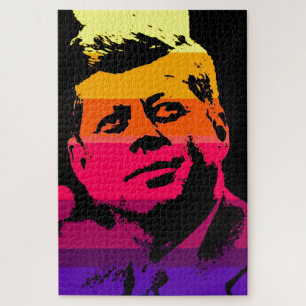 Quebra-cabeça Pop Art Jack JFK John F. Kennedy