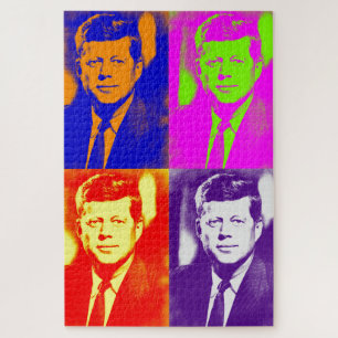 Quebra-cabeça Pop Art JFK John F. Kennedy