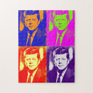 Quebra-cabeça Pop Art JFK John F. Kennedy