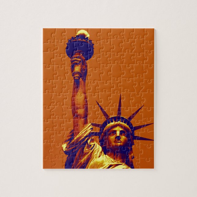 Quebra-cabeça Pop Art Lady Liberty (Vertical)