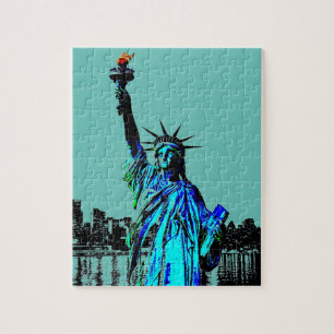 Quebra-cabeça Pop Art Lady Liberty