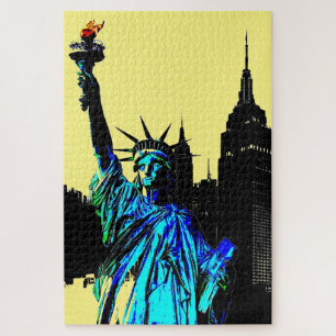Quebra-cabeça Pop Art Lady Liberty