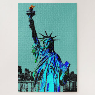 Quebra-cabeça Pop Art Lady Liberty