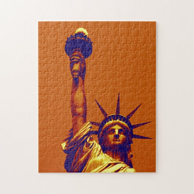 Quebra-cabeça Pop Art Lady Liberty (Vertical)