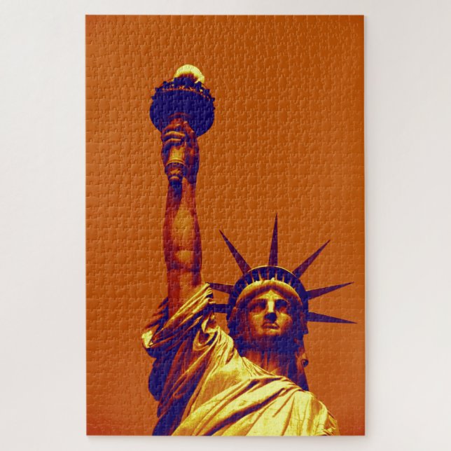 Quebra-cabeça Pop Art Lady Liberty (Vertical)