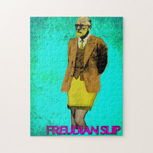 Quebra-cabeça Pop art Meme do Grunge do deslizamento freudiano
