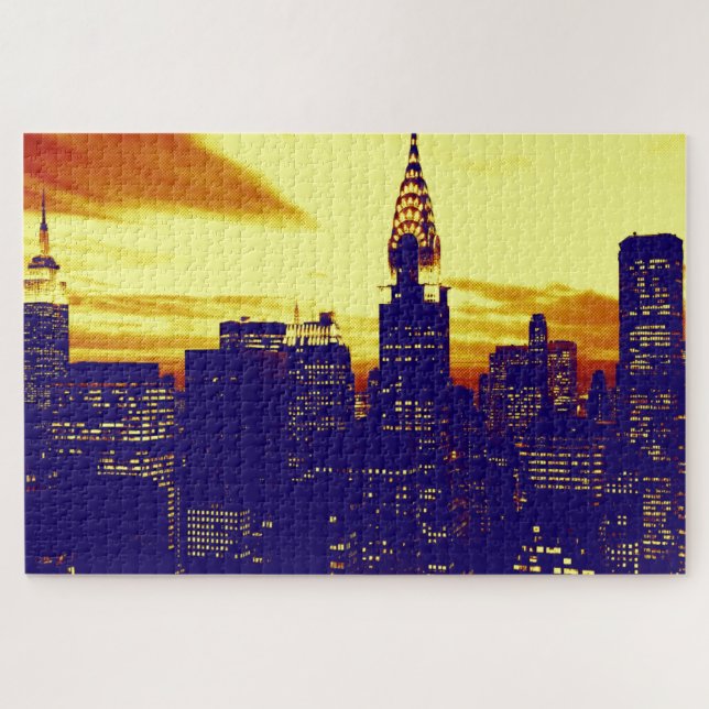 Quebra-cabeça Pop Art New York (Horizontal)
