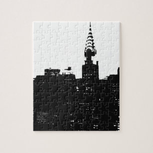 Quebra-cabeça Pop Art New York Silhouette
