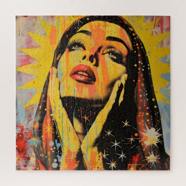 Quebra-cabeça Pop Art Santa Maria (Vertical)