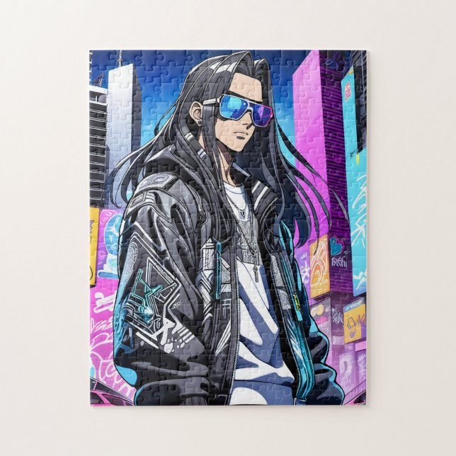 Quebra-cabeça Pop Futurística - Estrela 0001 (Vertical)