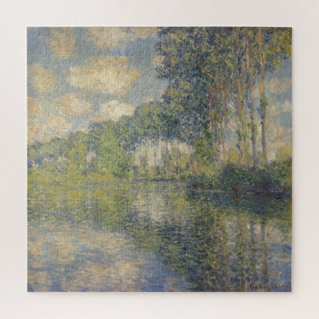 Quebra-cabeça Poplars on the Epte - Monet (Vertical)