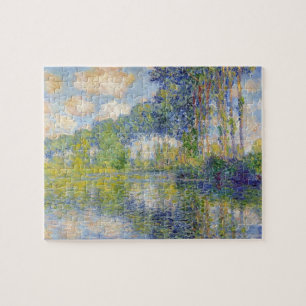 Quebra-cabeça Poplars on the River Epte (por Claude Monet)