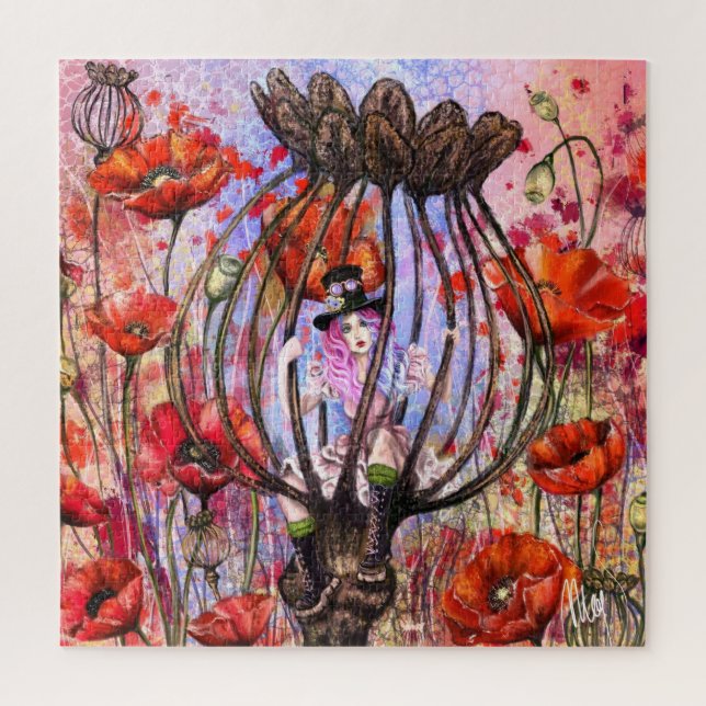 Quebra-cabeça Poppies Fantasy Jugsaw Puzzle (Vertical)