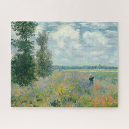 Quebra-cabeça Poppy Fields perto do Argenteuil por Claude Monet
