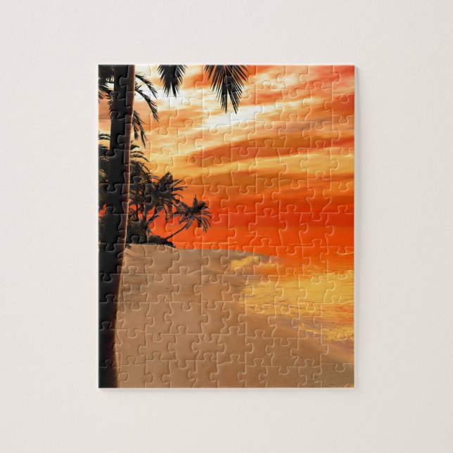 Quebra-cabeça Por do sol (Vertical)