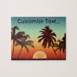 Quebra-cabeça Por do sol de Florida