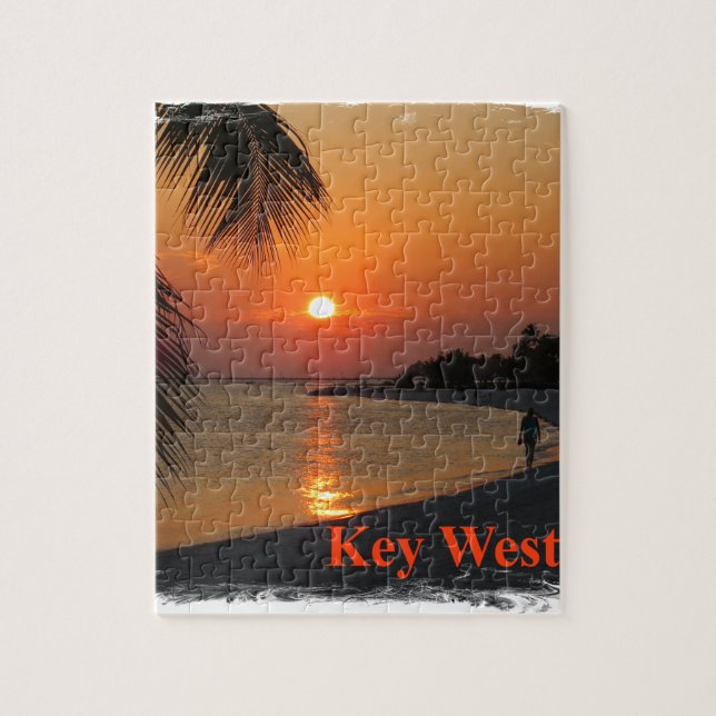 Quebra-cabeça Por do sol de Key West (Vertical)