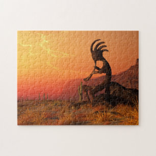 Quebra-cabeça Por do sol de Kokopelli