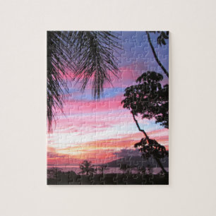 Quebra-cabeça Por do sol de Maui
