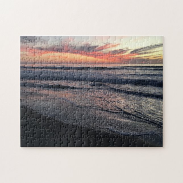 Quebra-cabeça Por do sol de San Diego (Horizontal)