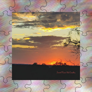 Quebra-cabeça Pôr do sol deslumbrante Texas Hill Country Jogo