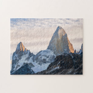 Quebra-cabeça Por do sol e nuvens sobre Mt Fitzroy