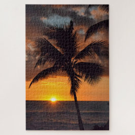 Quebra-cabeça Por do sol havaiano - 20x30 - PC 1014