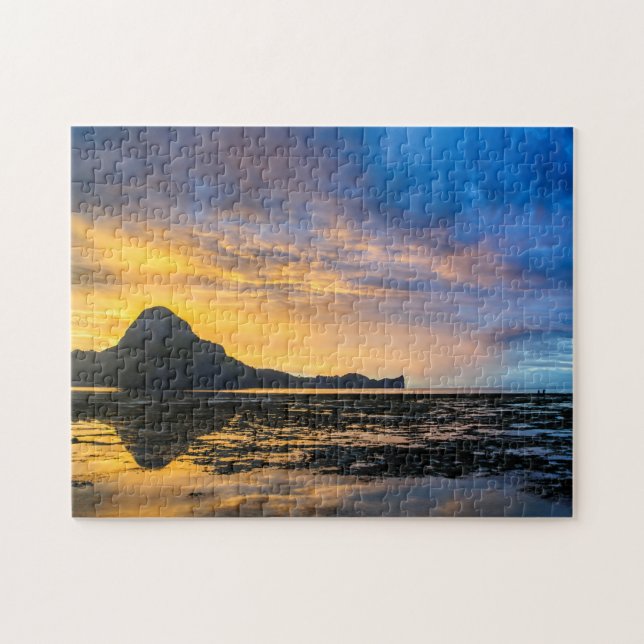 Quebra-cabeça Pôr do sol na Baía de El Nido (Horizontal)