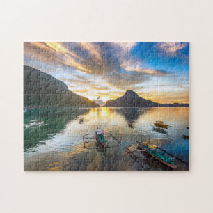 Quebra-cabeça Por do sol no EL Nido