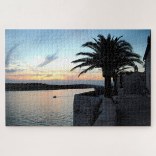 Quebra-cabeça Pôr do sol no mar