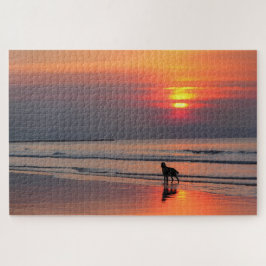Quebra-cabeça Por do sol no Mar da Irlanda - 20x30 - 1014 PCes