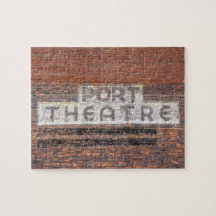 Port Theater Sign, Port Rua Joe, Florida 8x10